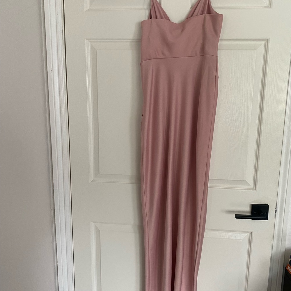 Bhldn freya dress in blush